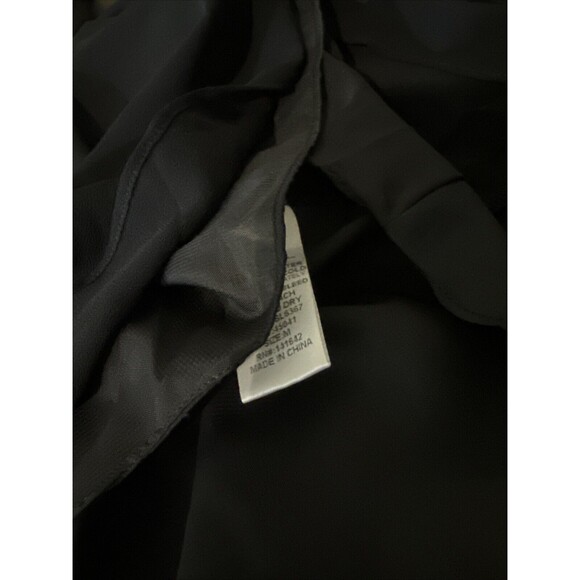 Women’s Black Formal Top Anthropologie She + Sky Blouse Size M - Picture 9 of 9
